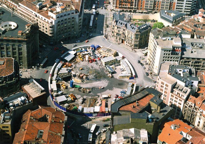 Obras Plaza Moyua 1991