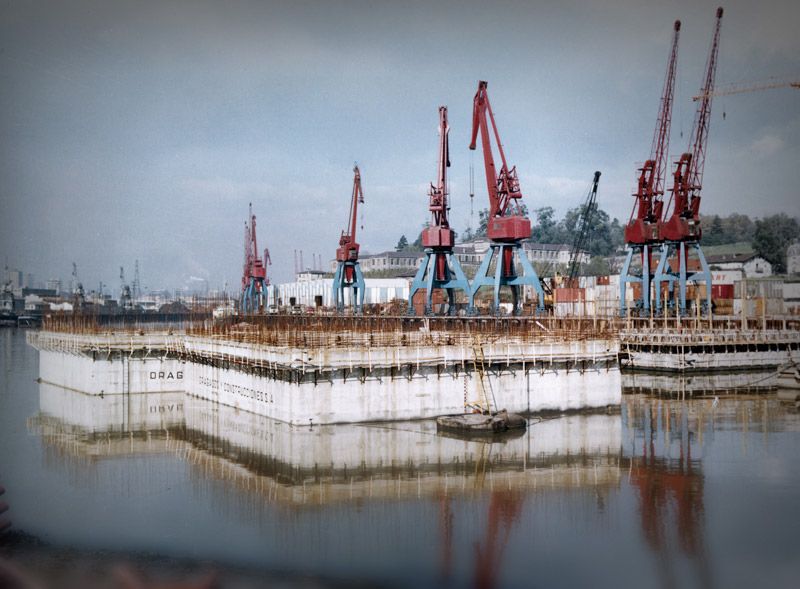 Obras Puerto Bilbao 1991