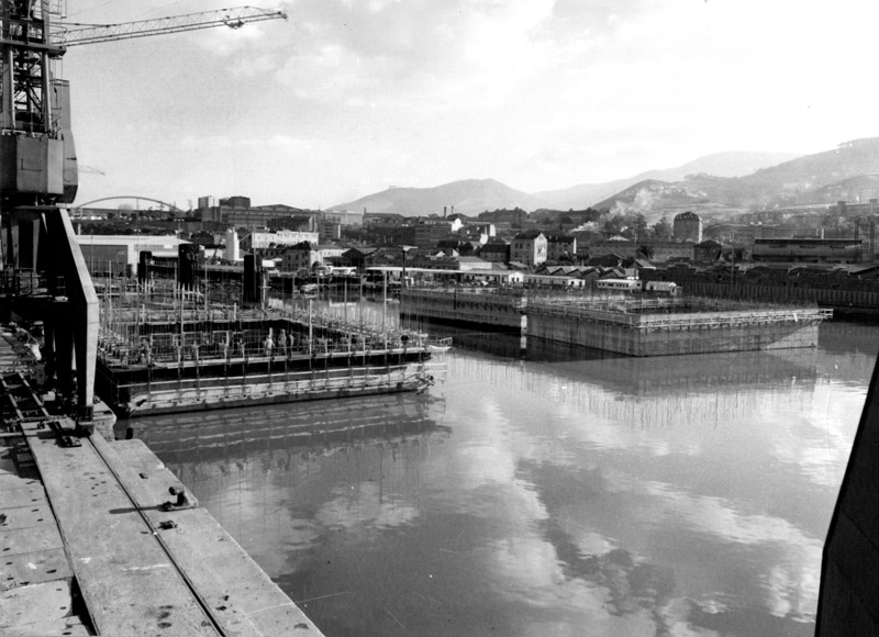 Obras Puerto Bilbao 1991